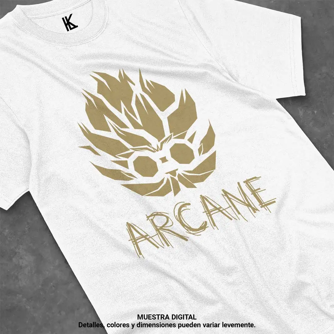 Remera de Arcane V1 gift for anime lover cotton s-20xl all size