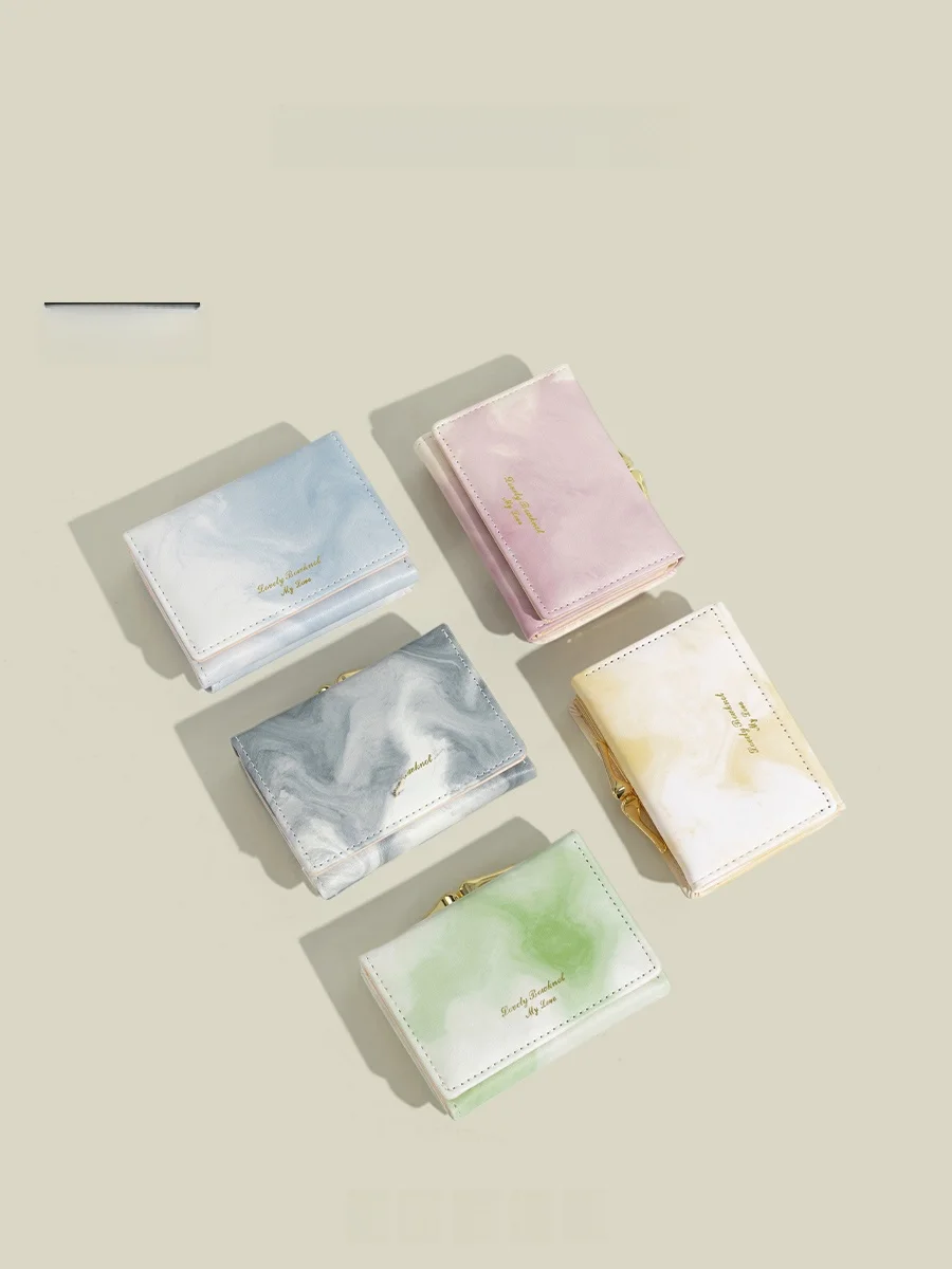 CAPIE&KURI 오리지널 중국 잉크 스타일 멀티 카드 슬롯 여성용 학생용 소형 트라이 카드 홀더 패셔너블