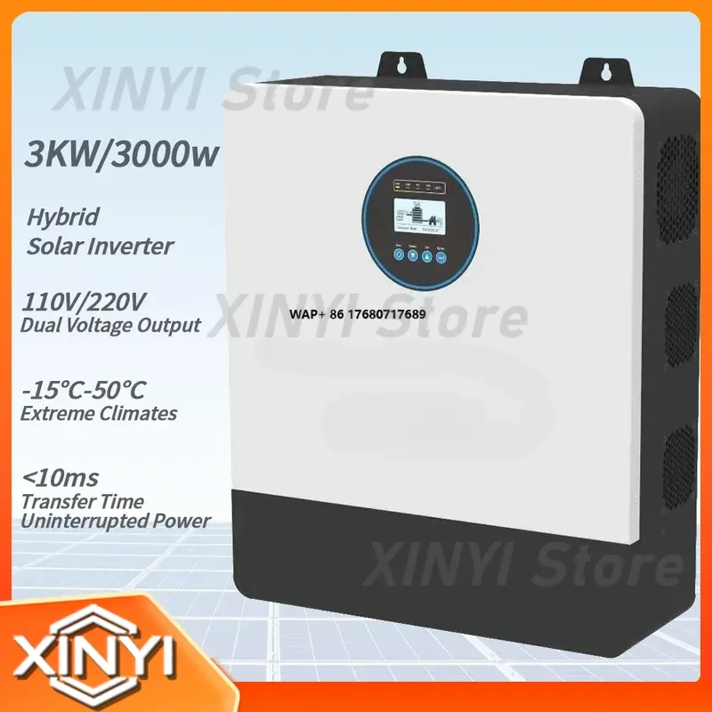 Split Phase Low-Frequency Hybrid Solar Inverter 3kW 5kW 10kW for Commercial Use