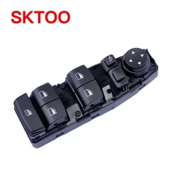 SKTOO Fit for BMW 1 Series 2008-2011 2012-2019 Glass Lift Switch E87 F20 F52 Front Left 61319217239 Window Control Switch