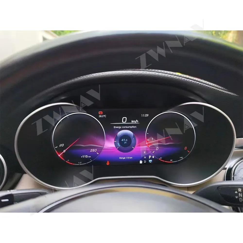 12.3 LCD Digital Dashboard Cluster For Benz R Class ML GL G GLE GLS W164 W166 W463 2006-2019 Years Auto Instrument Panel Cockpit