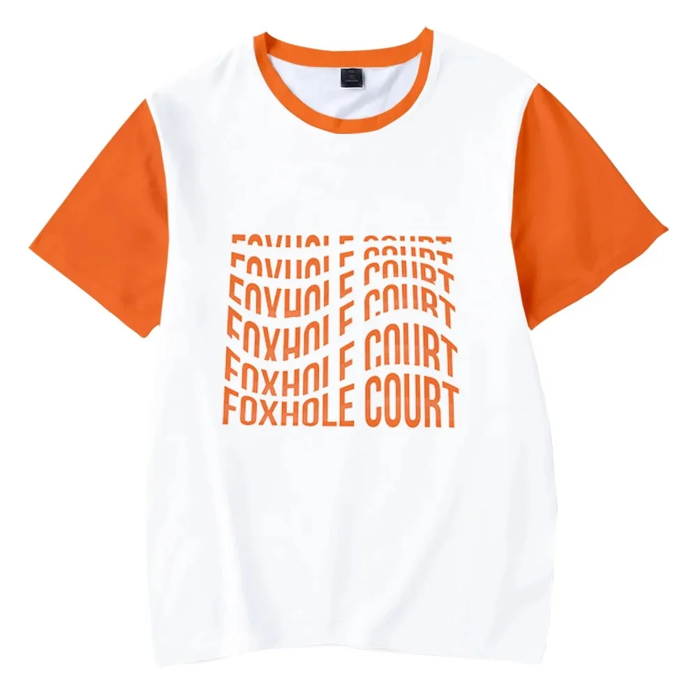 

3D Foxhole Playground children's T-shirt, Curta casual sleeves, KPOP Cool, Ver ã, Kawai, Novo