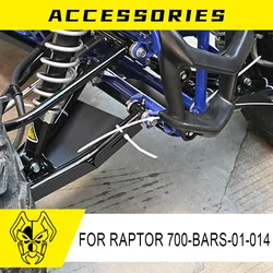 MTKRACING Forearm baseplate For YAMAHA Raptor 700 2022-2024 Guard Cover Plates Left and right bottom plates of forearms