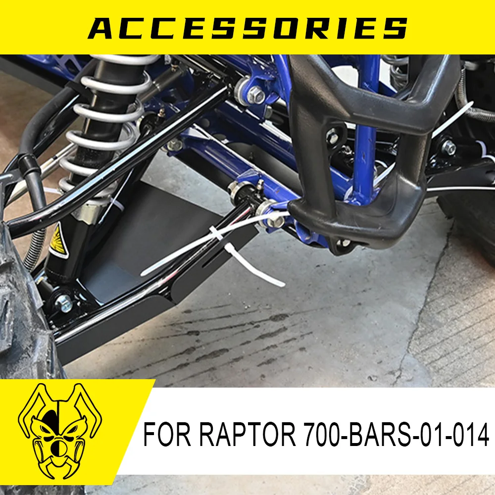 MTKRACING Forearm baseplate For Raptor 700 2022-2024 Guard Cover Plates Left and right bottom plates of forearms