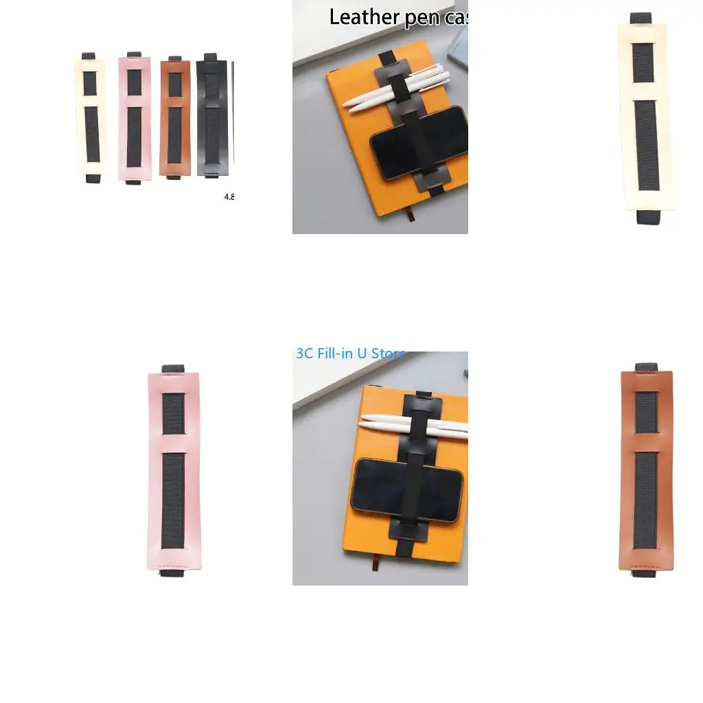 G8TA Fashionable Leather Pen Adjustable Band For Custom Pen Enhances Your Journal Or Diary Aesthetics Effortlessly