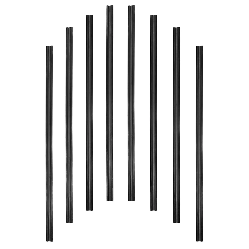 

8Pcs Universal Windshield Wiper Rubber Refill Black 65cm Frameless Blades Smooth Streak-Free Car Wiper Strips Windshield