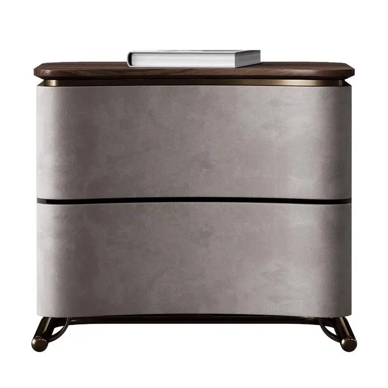 

Simple Modern Walnut Cabinets Large Handmade Wooden Bedside Tables