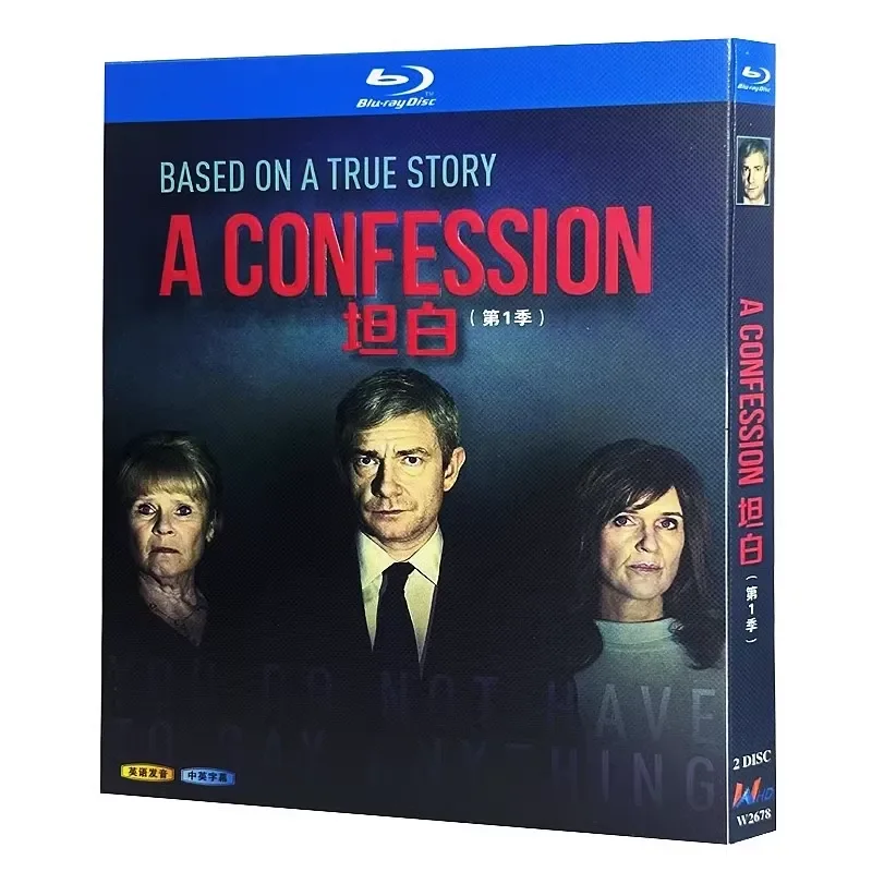 

BD Blu-ray Disc Confession Season 1 British Drama 1080p DVD Box Set with Chinese and English Subtitles