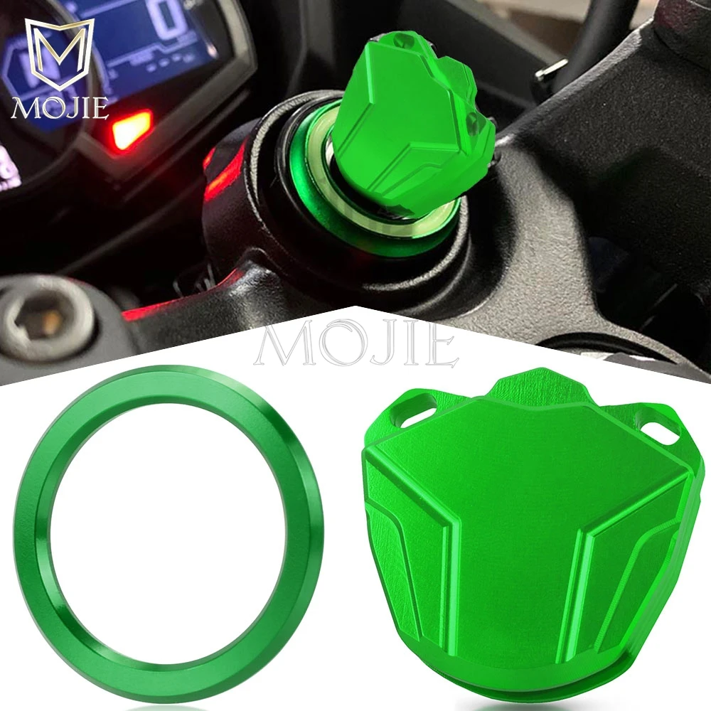 

Ignition Cover Key Switch Ring Key Case Shell Covers For KAWASAKI Versys 650/1000 VERSYS300X VERSYS-X250 VERSYS-X300 2007-2023