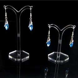 Earring Display Stand Holder For Earring Hanger Jewelry Display Rack Shoot Girl Women Transparent Jewelry Storage Organizer New