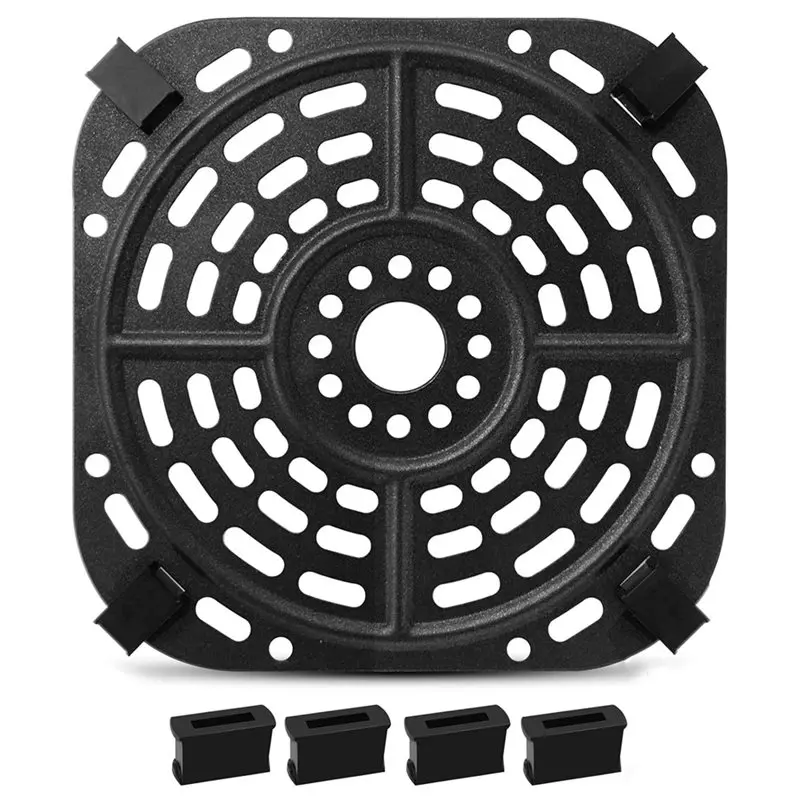 

【АКЦИЯ】Аксессуары для аэрофритюрницы Ninja AF080 2QT — решетка-гриль, плита-гриль, плита для хрустящих блюд (5,6 x 5,6 дюйма), квадратная форма