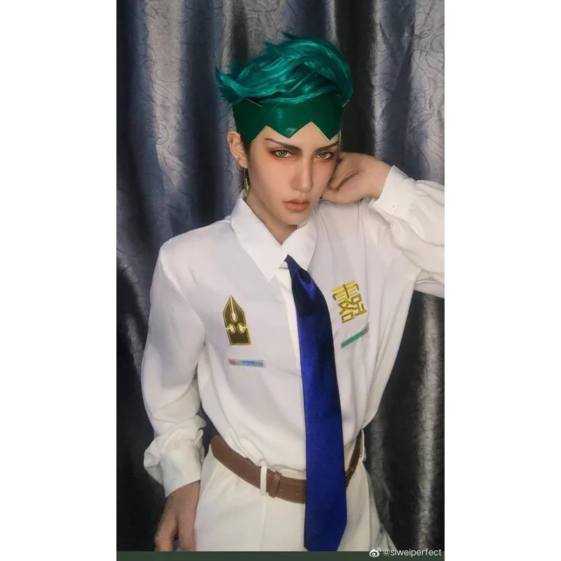 

zizi 2025 Rohan Kishibe Cos Косплей Рождественский костюм на Хэллоуин рубашка + галстук (не брюки) 110