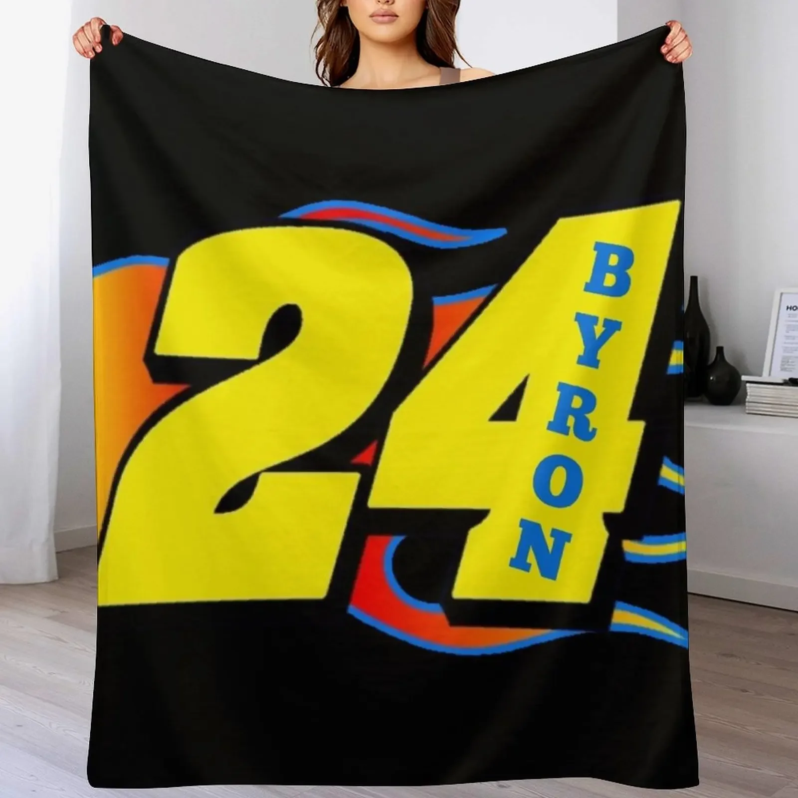 

Byron 24 Flames Throw Blanket warm for winter Nap Personalized Gift Warm Blankets