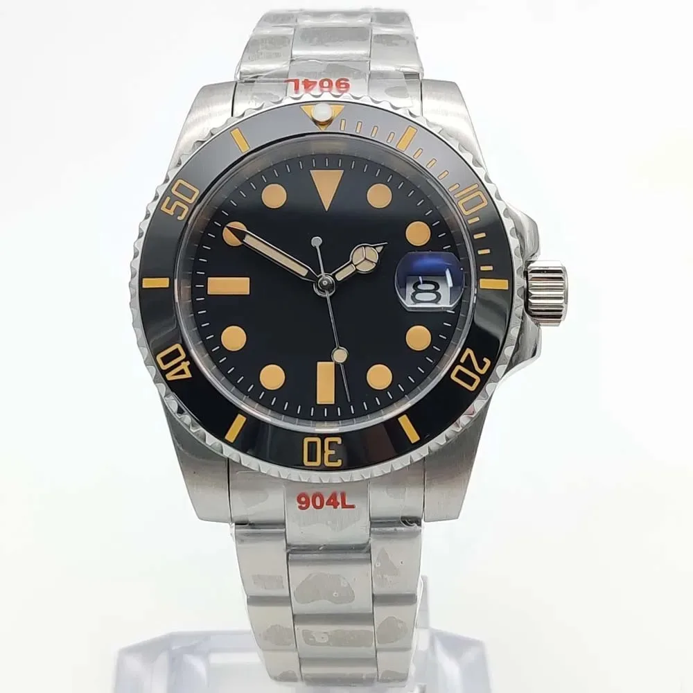 2026 hot-selling new model PARNSRPE40 mm men's retro automatic mechanical watch NH35 movement, water-resistant, sapphire crystal