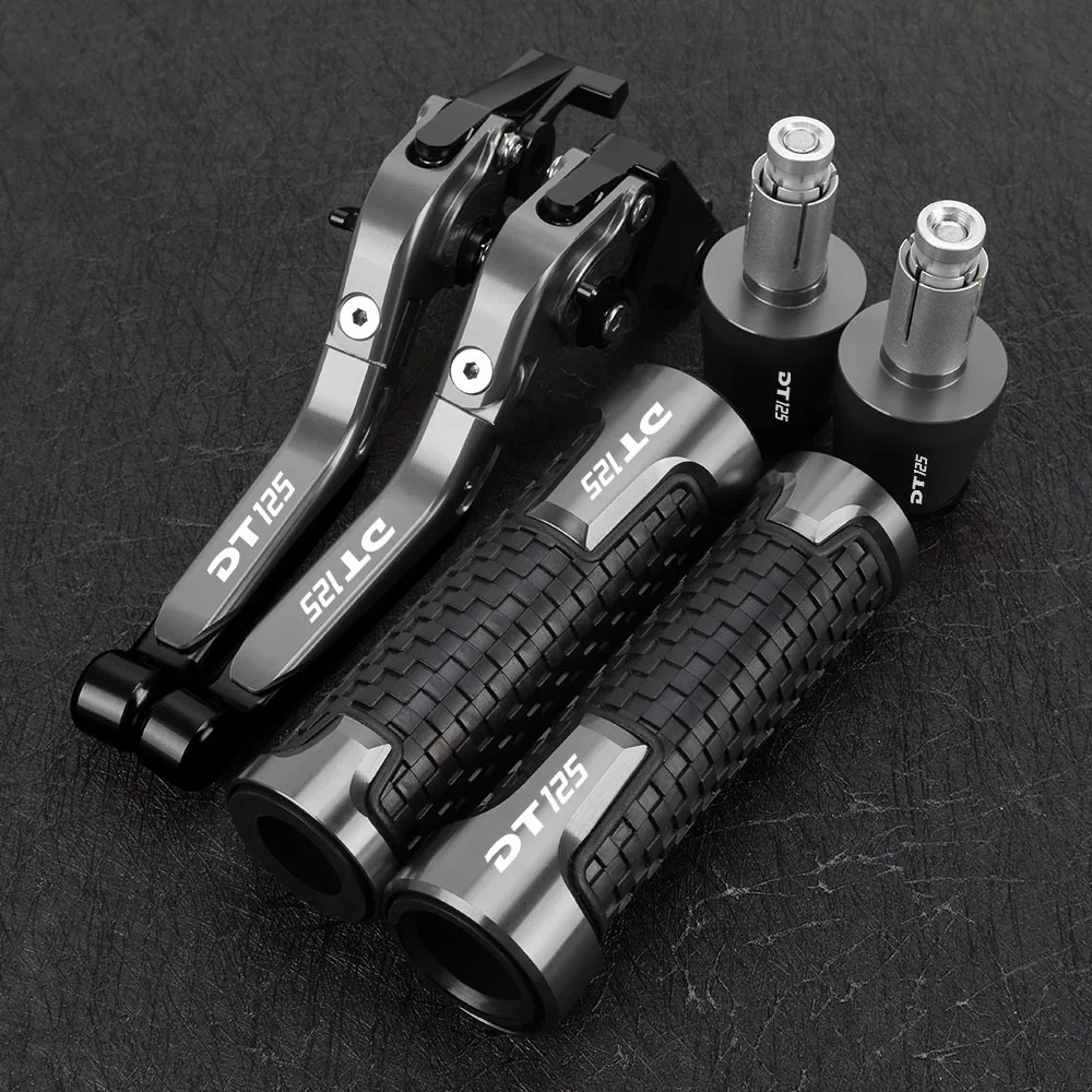 

1985-1989 For YAMAHA DT125 LC DT 125 LC Accessories Motorcycle Aluminum Brake Clutch Levers Hand Grips Ends DT 125 Parts Sets