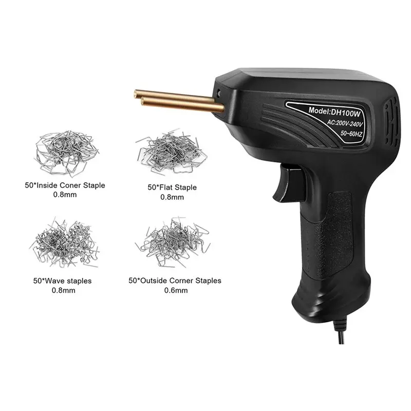 F-F DH100W Rapid Heating Plastic Welding Machine Second-Generation For Planting Nails, Crack Welding, Thermal Cutting EU Plug