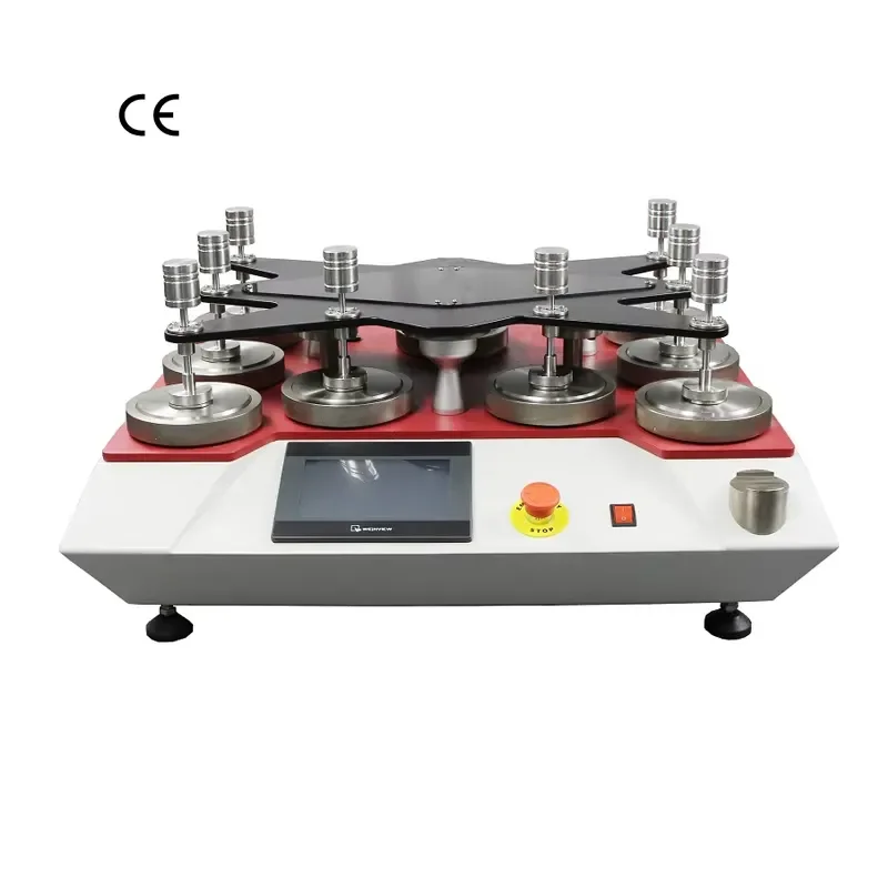 ASTM D4970 ISO 12947 Textile Martindale Abrasion Pilling Tester BS 3424 JIS L1096 Fabric Garment Wear Resistance Testing