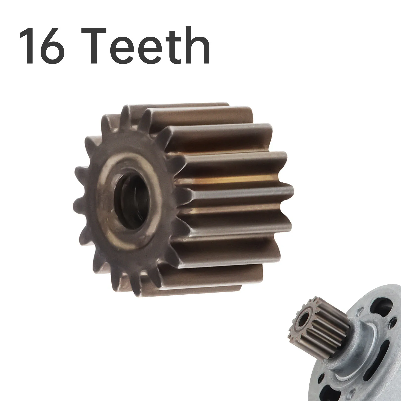 9/11/12/14/15/16 Teeth Electric Motor Metal Gear Replaceable Electric Drill Motor Gear for RS550 DC Micro Motor