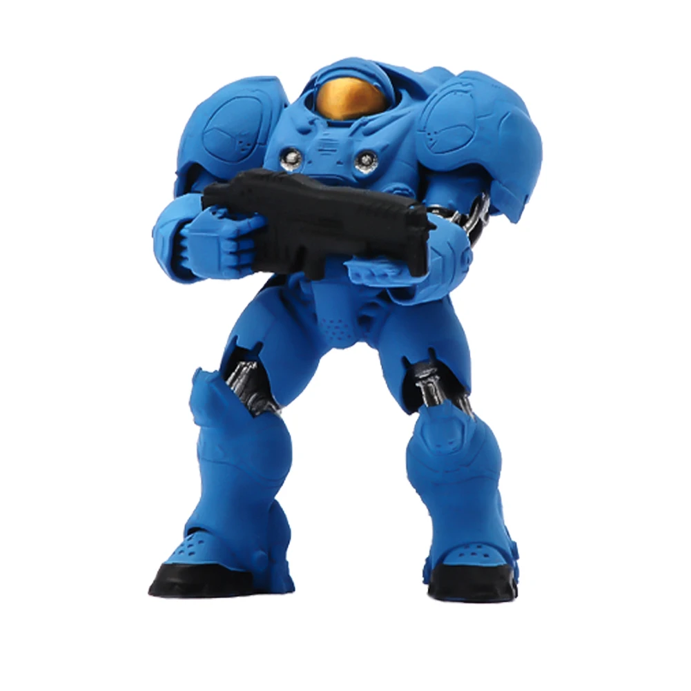 Miniatures Model1/18 1/24 1/64 1/43 1/87Sense Of Future Mysterious Tough  Blue Mecha Action Doll Painted Model Toy Decoration