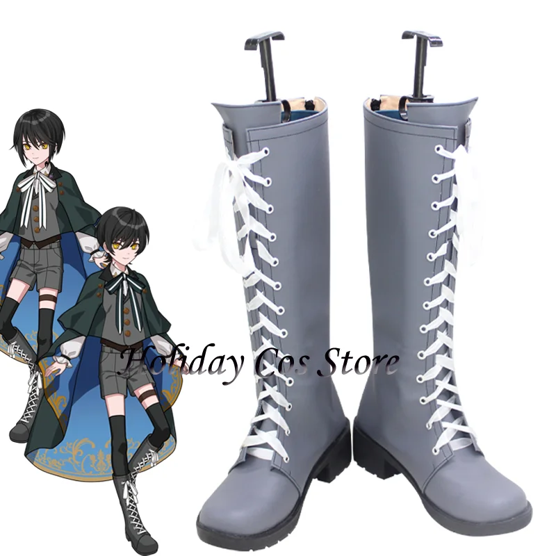 

Game Promise Wizard Snow White Cosplay Shoes Boots Snow Role Play Uniform Props Shoes Halloween Carnival Party Outfit