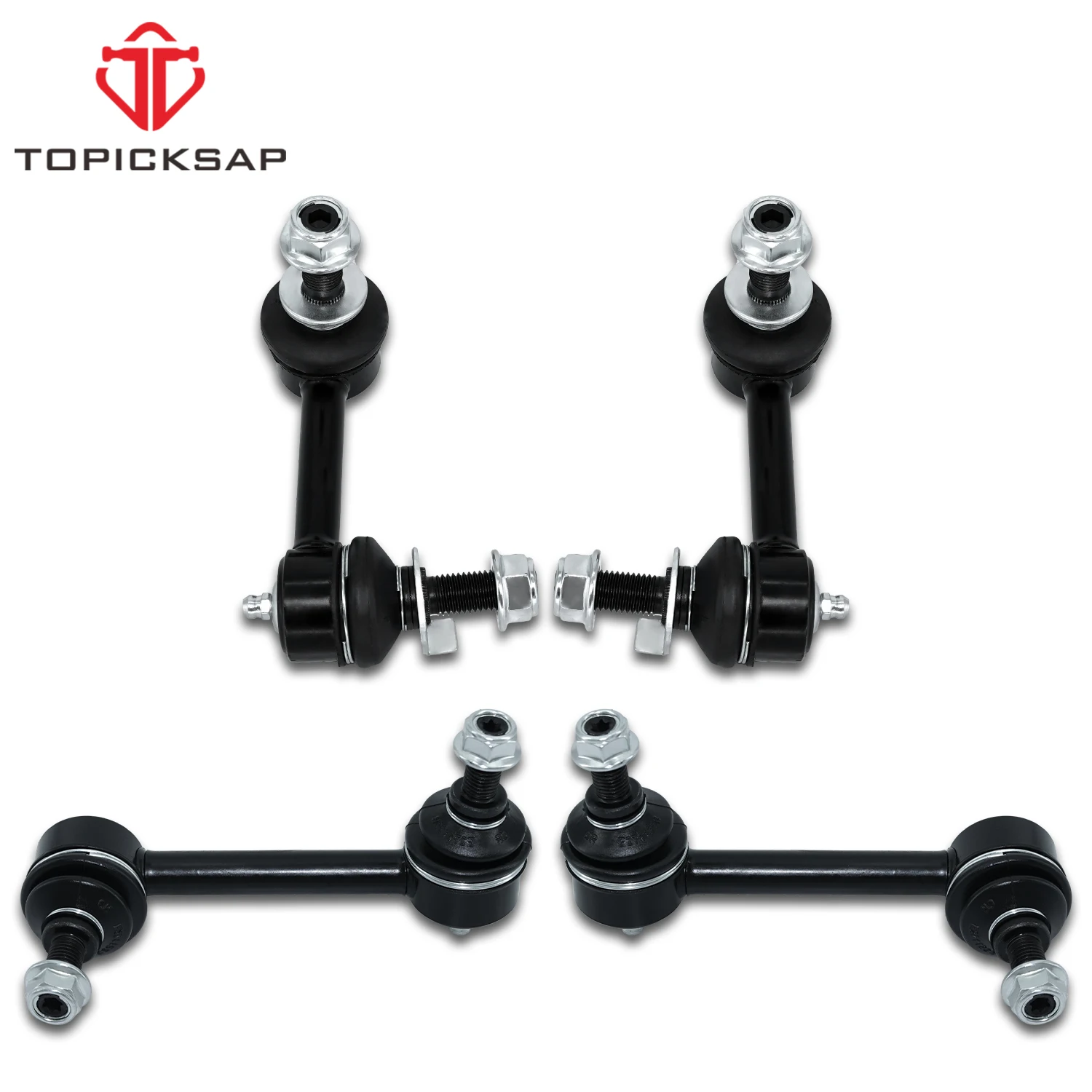 

TOPICKSAP 4pcs Front Rear Stabilizer Sway Bar Links Kits for Nissan 350z Infiniti G35 2003 2004 2005 - 2007 2008 2009
