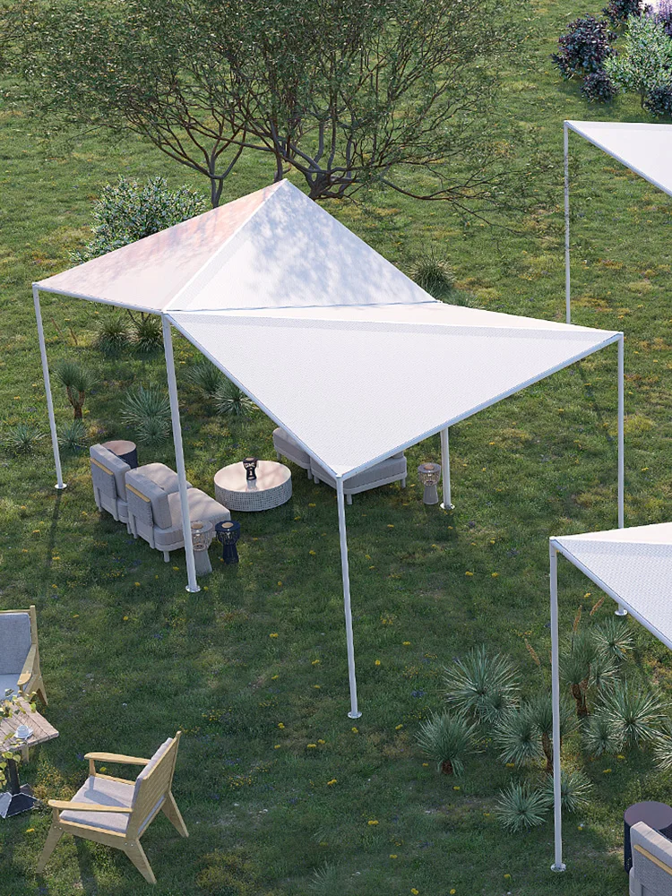 

Outdoor parasol courtyard leisure creative large sun umbrella outdoor garden rain protection sun protection multilateral tent aw