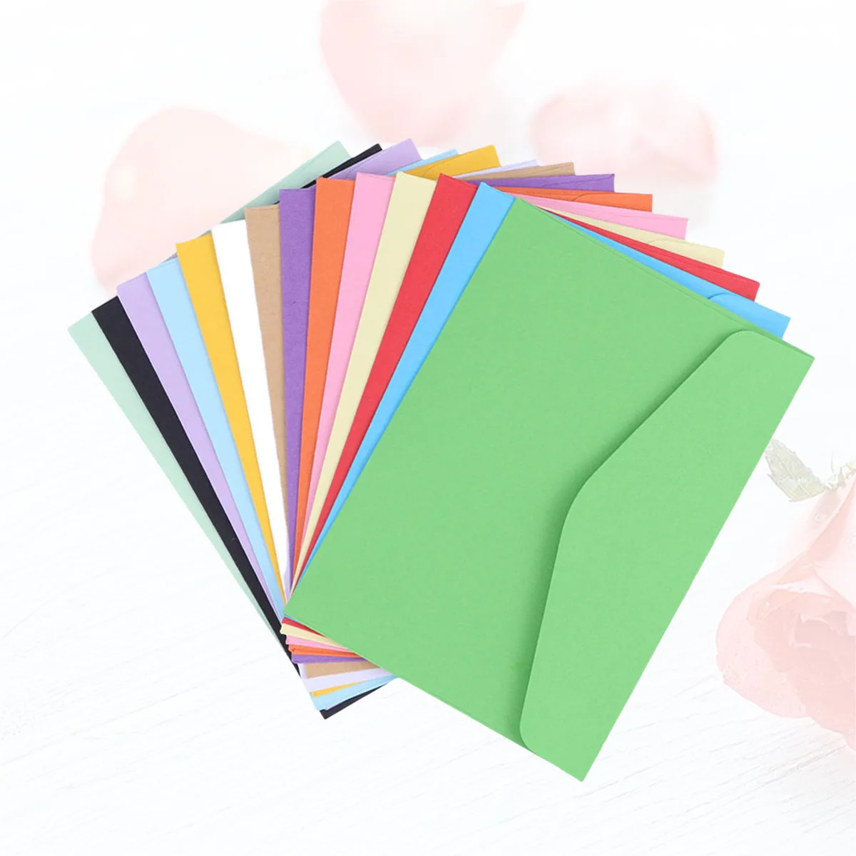70Pcs Mini Envelopes Blank Premium Paper Simple Design for Storage Foldable Envelopes Postcard Gift Card Coin Bill Holder