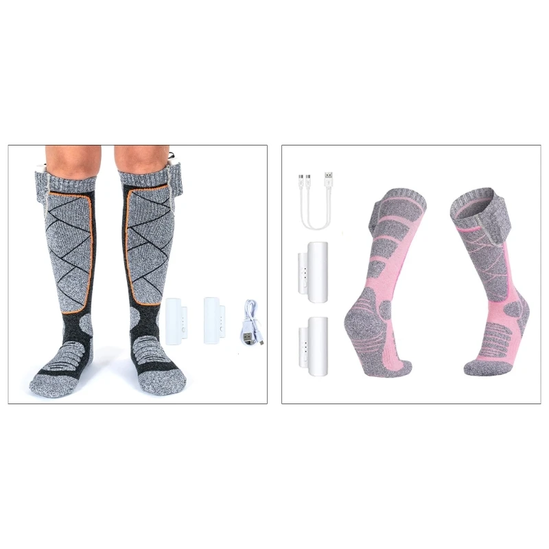 

2200mAh Unisex Winter Thermal Electric Heated Socks with 3 Temperature Settings