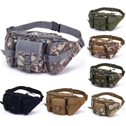 Tactical Waist Bag for Men Fishing Pouch Outdoor Hiking Large-Capacity Waterproof Utility Bag Riding Hunting Climbing Bags