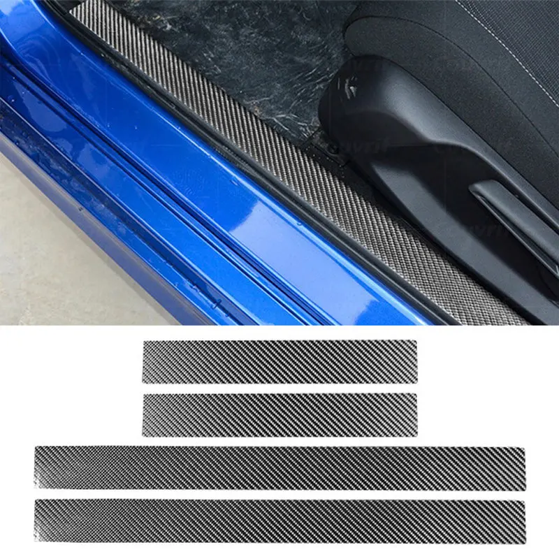 

Car Interior Carbon Fiber Cover Door Sill Pedal Decorative Sticker For Honda Civic 11th Gen FL Typer 2021-2023 Auto Accessories