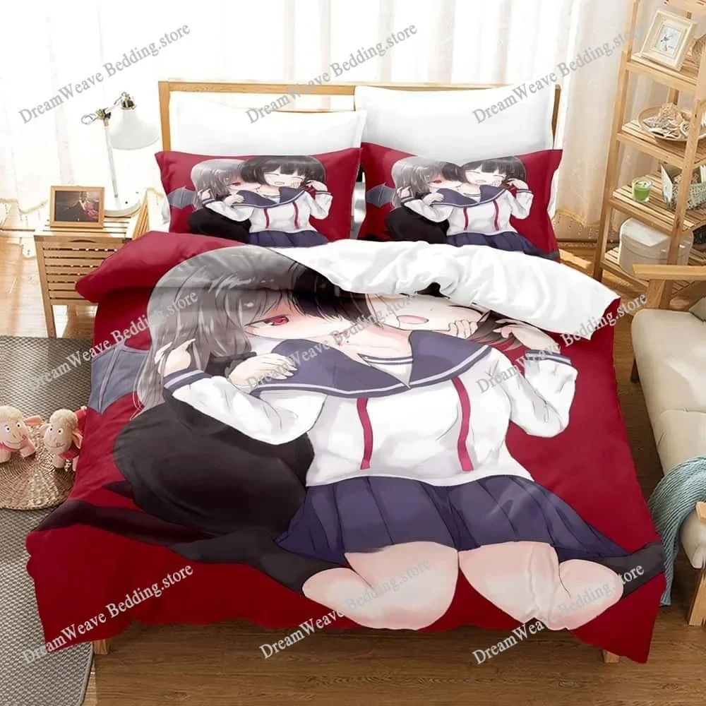 Ms. Vampire Who Lives in My Neighborhood Bedding Set Single Twin Full Queen King Size Bed Set Adult Kid Bedroom Duvet Cover Sets