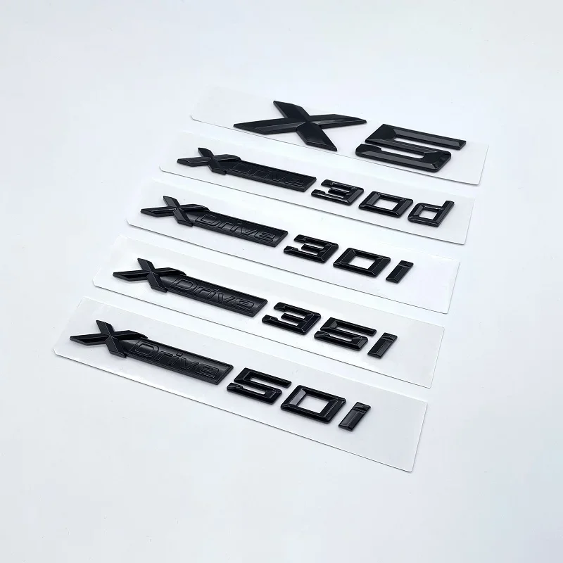 

Новая надпись XDrive28i XDrive30i XDrive35i XDrive40i XDrive48i XDrive50i XDrive30d для BMW X5, эмблема заднего багажника автомобиля, наклейка