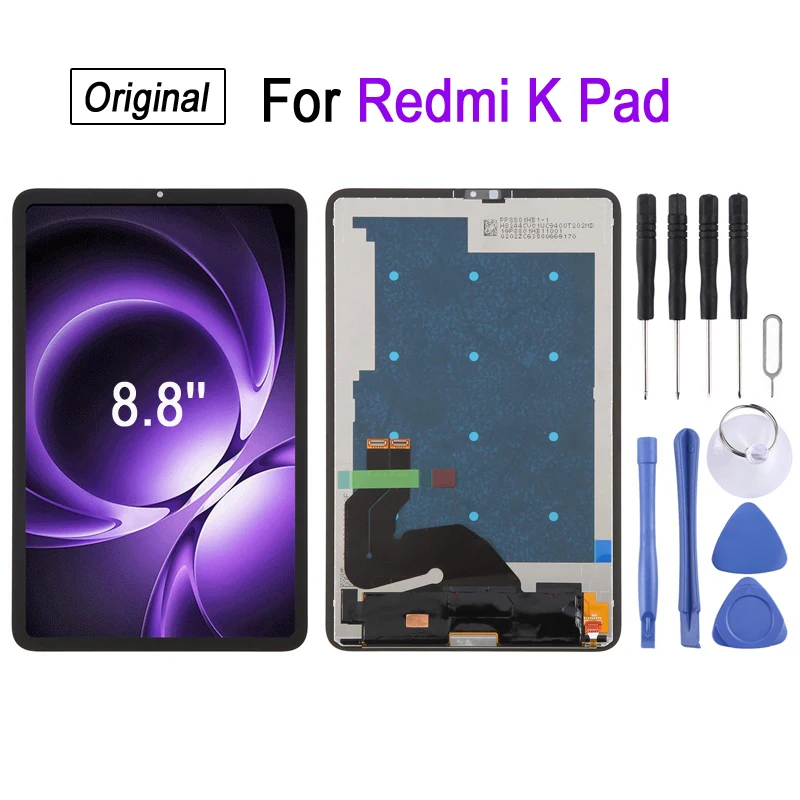 

IPS ЖК-экран для Xiaomi Redmi K Pad 8,8 дюйма 2025, Redmi K Pad планшет ЖК-дисплей Ремонт сенсорного экрана Запасная часть
