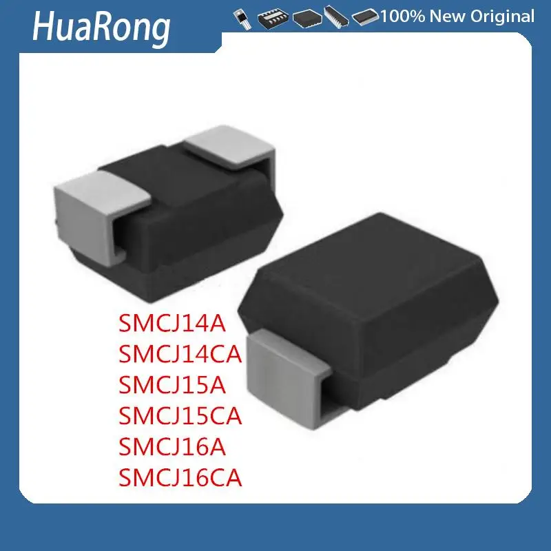 200PCS/LOT     SMCJ14A    SMCJ14CA    SMCJ15A    SMCJ15CA    SMCJ16A    SMCJ16CA    1500W   14V  15V 16V     DO-214AB