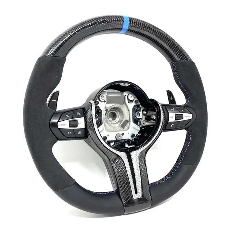 

Car Steering Wheel Fit For BMW F30 M Sport Steering Wheel F35 F80 F10 F16 F25 F30 M3 M4 M2 M5 M7 Carbon Fiber Steering Wheel