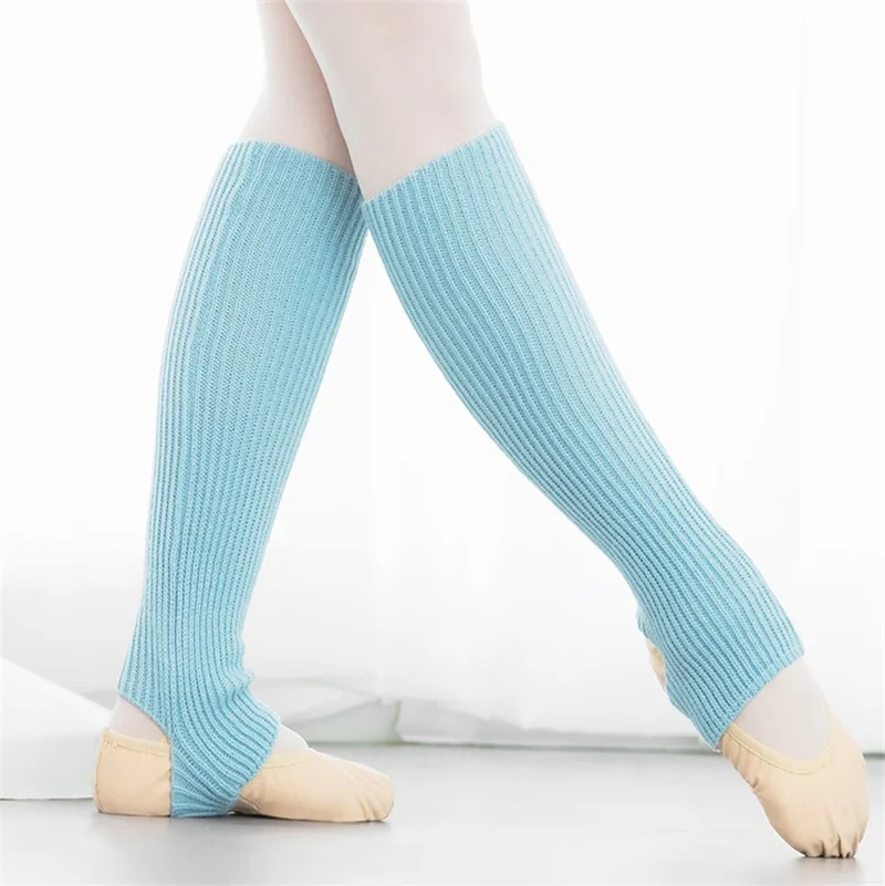 43Cm Kids Meisjes Stijgbeugel Roze Zwart Rood Sky Blue Grijs Ballet Dans Beenwarmers