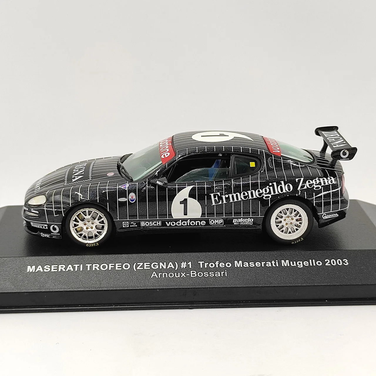 مقياس 1:43 مصنوع من خليط معدني مازيراتي تروفيو زيغنا # 1 ألعاب سيارات السباق نموذج كلاسيكي الحنين هدايا الكبار تذكارية عرض ثابت #1