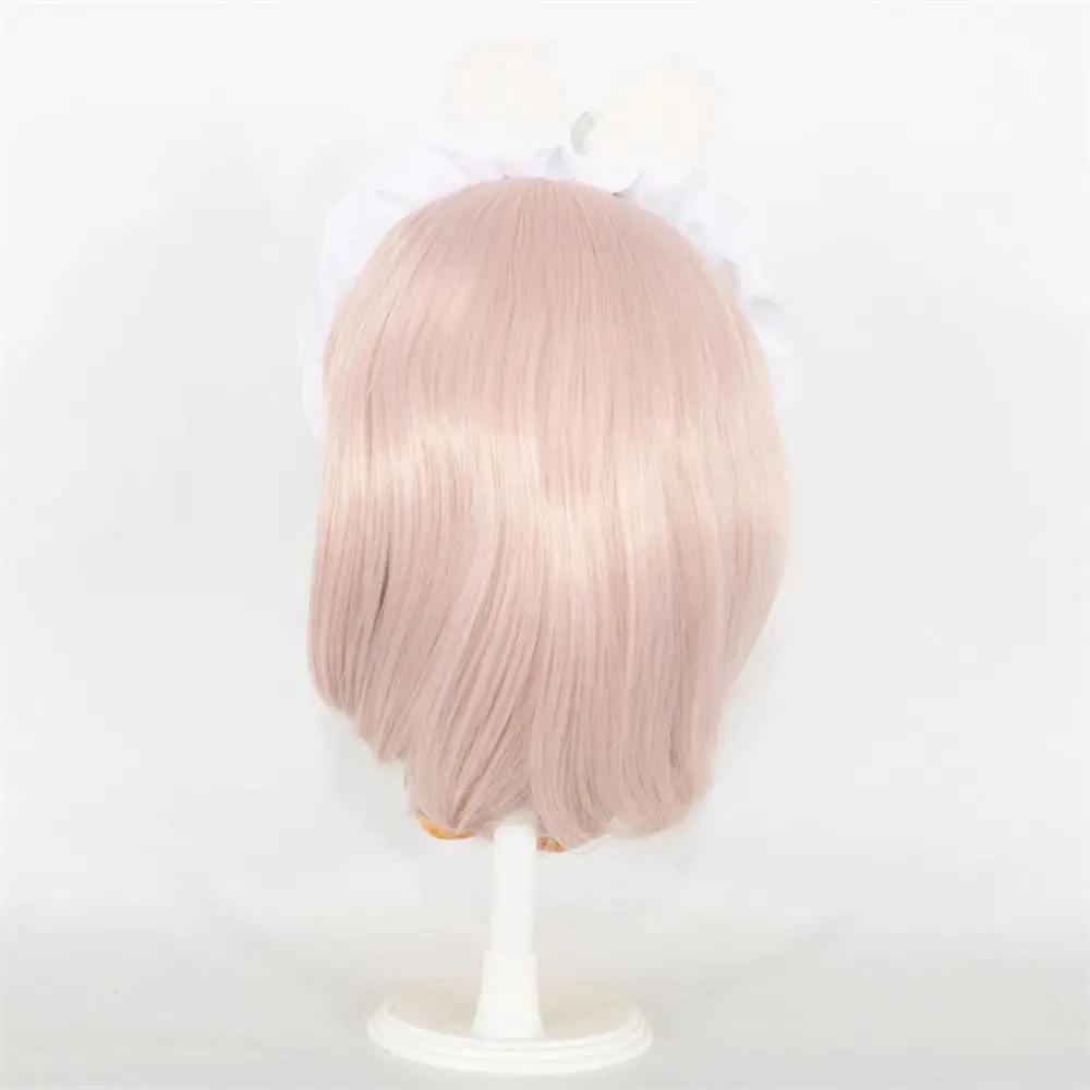 

Gradient Color 20cm Cotton Doll Wig Handcraft Sweet Plush Doll Long Curly Hair Wig Pink Black 20cm Cotton Doll Hair Girl Gift