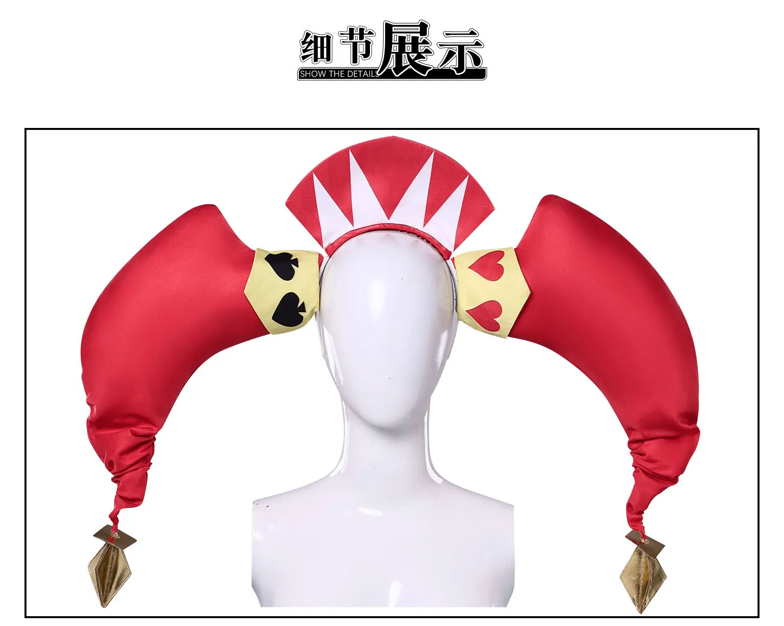 Halloween Cosplay Luce Rubis The Exiled Heavy Knight Costume Red White Blue Jester Uniform Full Set Halloween Party Carnival Com view 6