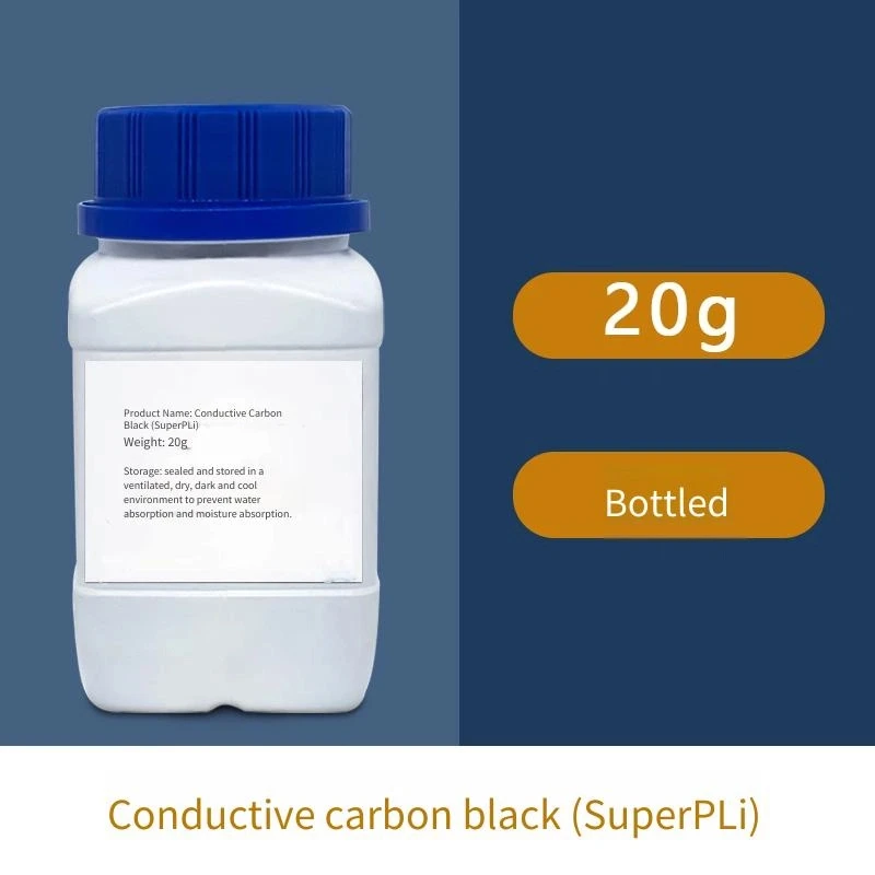 

Conductive Carbon Black Super P Li conductive additive Powder | 99.5% Purity 40nm for Li-ion Battery | Low BET 62m2/g