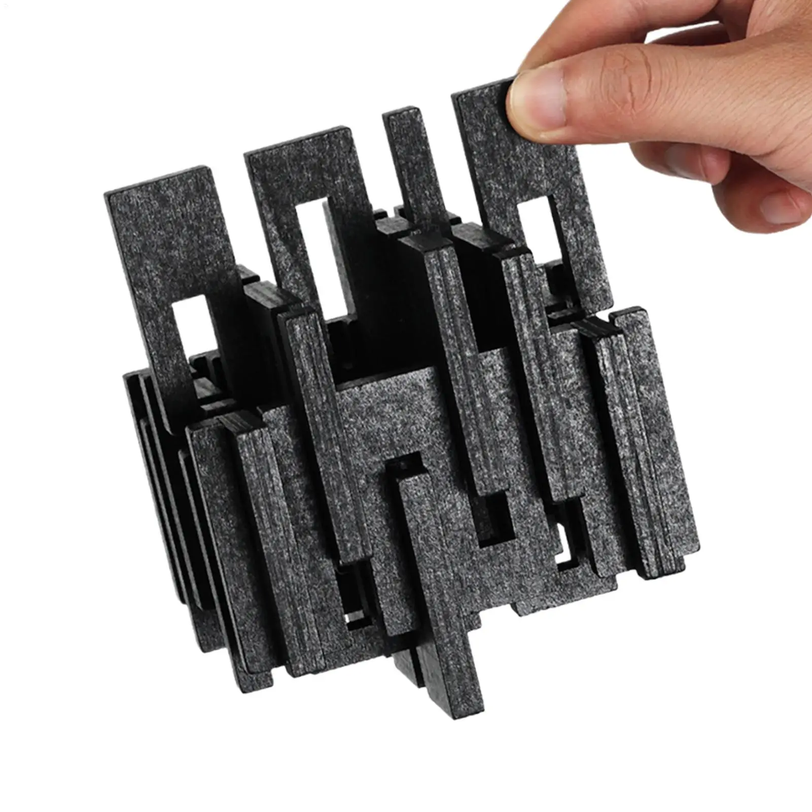 Brain Teaser Puzzles Wood 3D Educational Toys Logical Thinking Toy for Adults Kids Teens Students Educators Office Game Night