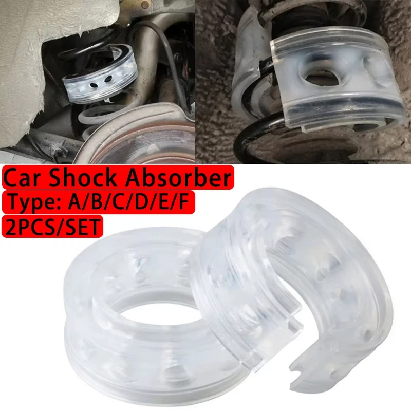 

2Pcs Car Buffer Shock Absorber Car Spring Buffers Coil Urethane Rubber Buffer For Cars Springs Cushion Buffering Car Accessories