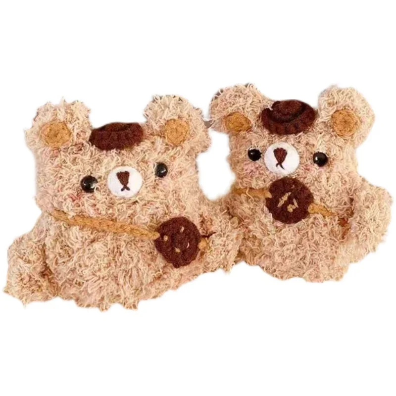 Étui Airpods 1/2 Pro en peluche pour écouteurs Bluetooth Apple, boîtier de Charge, étui de protection, accessoires de peau, étui pour écouteurs