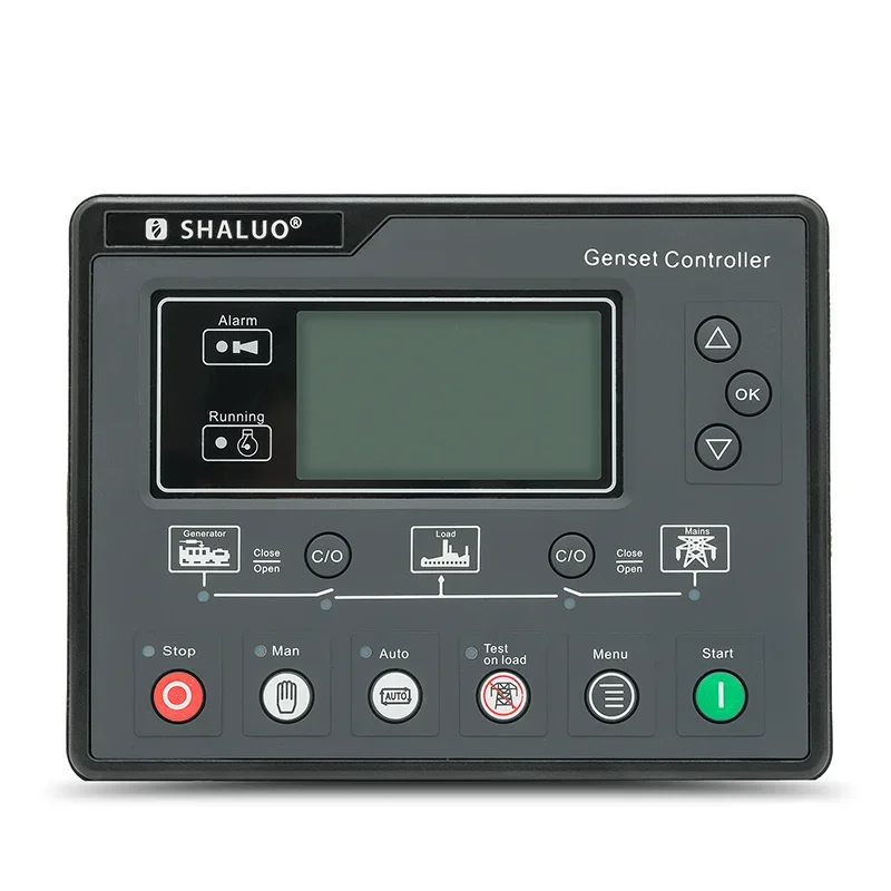 6120 Generator Set Controller LCD Automatic start genset Ats control box terminal charge panel alternator part 6120U