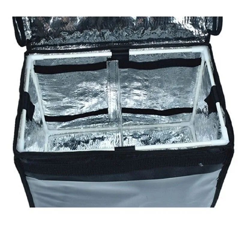 Anti-Theft Shoulder Lock 42 Liters Waterproof Takeout Insulated Cabinet Food Delivery Container Delivery Box Refrigerating Cabin