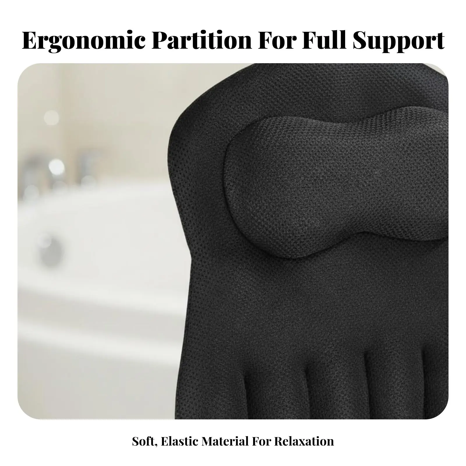 

Полноразмерный коврик для ванной, пригодный для машинной стирки, с сетчатой структурой, утолщенным наполнителем и противоскользящим покрытием