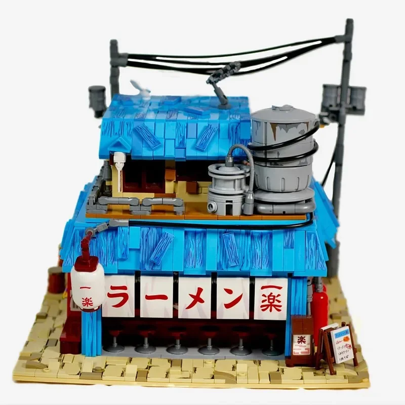 Movie Game Street Scene MOC K20509 Yile Ramen Shop Building Model 2240PCS Building Blocks Brick Toys for Children Birthday Gift