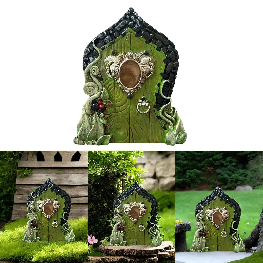 

Desk Ornament Fairys Door Fairys Garden Accessories Fairy House Accessories Fairy Garden Door Vintage Multicolor