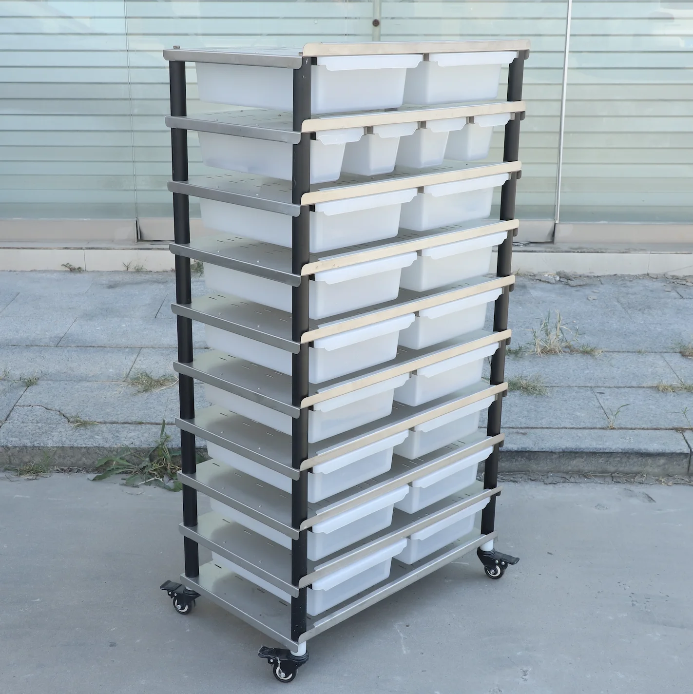 304 Stainless Snake Rack System Plastic PVC Custom shelf gecko lizard python snake breeding rack system easy-to-assemble pack