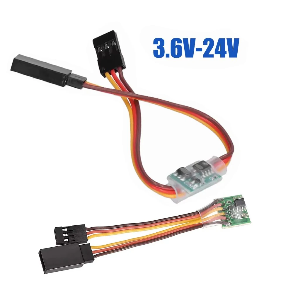 Wholesale RC Servo Signal Reverse Inverter Steering Gear Reverse Lead Wire 5-6V 2A 3.6V-24V 5A 4pcs